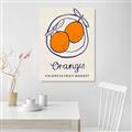Picture of Food Art - Oranges Valencia Fruit Market _GroupedProduct_Rectangle_Portrait_Unframed_Print_Only_