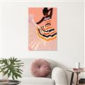 Picture of Dancer & Flourish Poster _GroupedProduct_Rectangle_Portrait_Unframed_Print_Only_