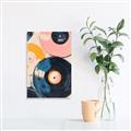Picture of Retro Vinyl Records Poster _GroupedProduct_Rectangle_Portrait_Unframed_Print_Only_