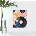 Picture of Retro Vinyl Records Poster _GroupedProduct_Rectangle_Portrait_Unframed_Print_Only_