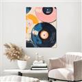 Picture of Retro Vinyl Records Poster _GroupedProduct_Rectangle_Portrait_Unframed_Print_Only_