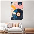 Picture of Retro Vinyl Records Poster _GroupedProduct_Rectangle_Portrait_Unframed_Print_Only_