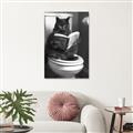 Picture of Plus Size Kitty on the Loo _GroupedProduct_Rectangle_Portrait_Unframed_Print_Only_