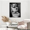 Picture of Potty Pooch _GroupedProduct_Rectangle_Portrait_Unframed_Print_Only_
