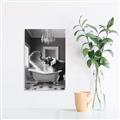 Picture of Joyful Elephant Bath Time _GroupedProduct_Rectangle_Portrait_Unframed_Print_Only_