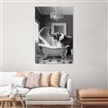 Picture of Joyful Elephant Bath Time _GroupedProduct_Rectangle_Portrait_Unframed_Print_Only_