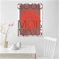 Picture of Good Morning Typography Poster _GroupedProduct_Rectangle_Portrait_Unframed_Print_Only_