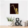 Picture of Golden Saxophone Poster _GroupedProduct_Rectangle_Portrait_Unframed_Print_Only_
