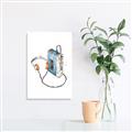 Picture of Retro Walkman Poster _GroupedProduct_Rectangle_Portrait_Unframed_Print_Only_