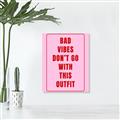 Picture of Bad Vibes Typography Poster _GroupedProduct_Rectangle_Portrait_Unframed_Print_Only_