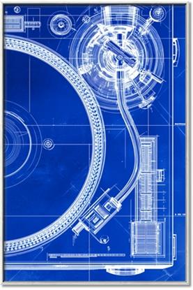 Picture of Blue Print Vinyl I